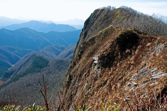 黒伏山南壁