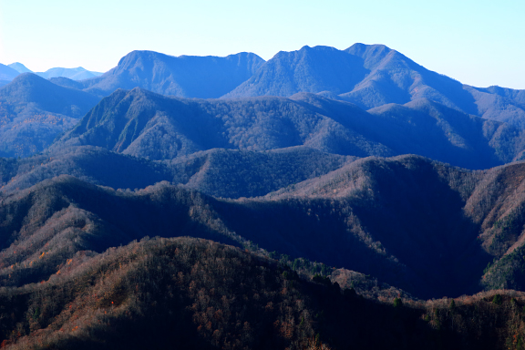 面白山を望む