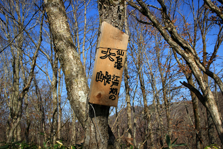 関山峠峰渡