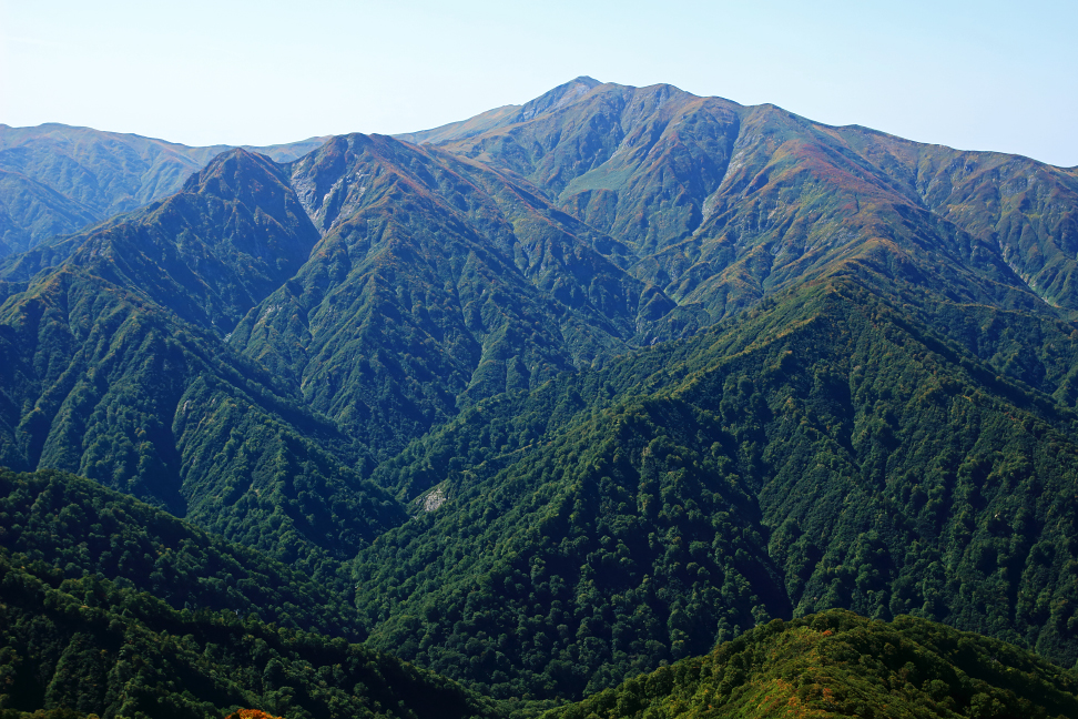 障子ヶ岳から以東岳